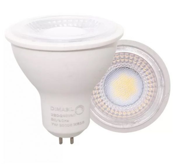 Bec MR16 LED 7 W 220v 3000K GU5.3 Eurolum