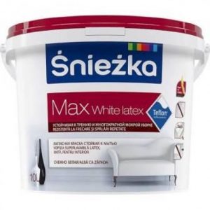 Max Teflon 3L. White Latex Sniezka