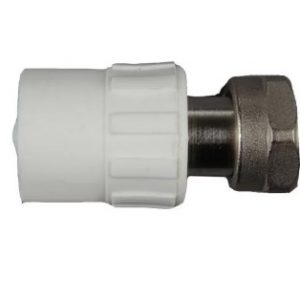 Racord  PPR  semiolandez  d.20x3/4  F  alb 11281