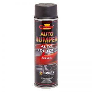 Vopsea spray CHAMPION  AUTOACRYL  BUMPER negru mat 500ml