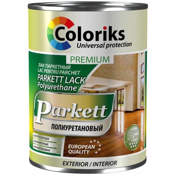 Lac pentru parket Coloriks 0.75L, 320810900