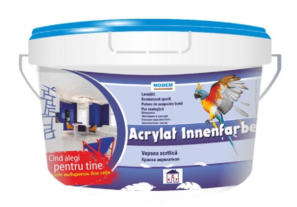 Vopsea  Acrylat Innenfarbe interior 1.5kg