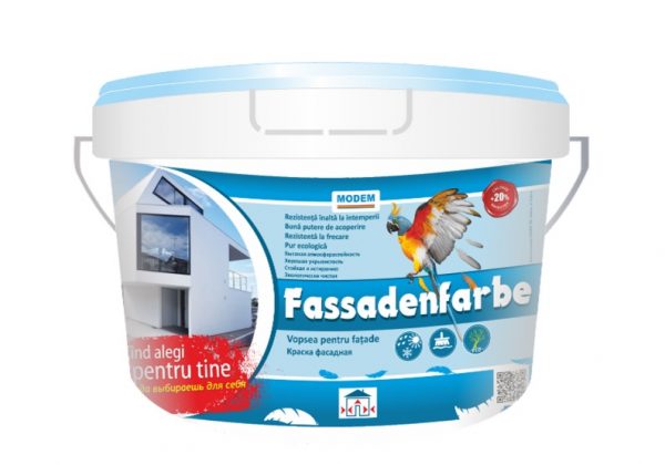 Vopsea  Fassadenfarbe 1.5 kg MODEM