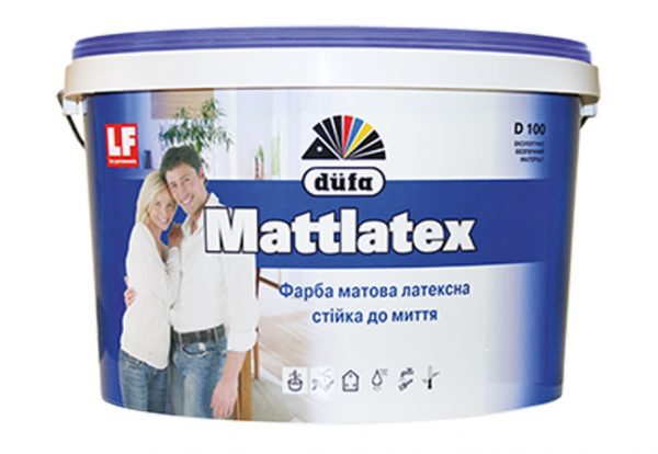 Vopsea  MATTLATEX latex lavabila 3,5 kg DUFA D-100