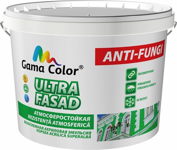 Vopsea acrilica Ultra Fasad Gama-Color 6.3 kg