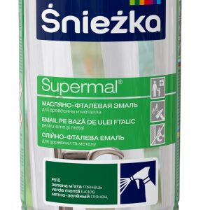 Vopsea email "Supermal" Sniezka 0,8 l F510 minta verde