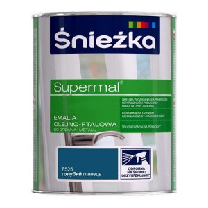 Vopsea email "Supermal" Sniezka 0,8 l F525 albastra