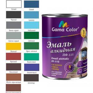 Vopsea Email PF-115 (violet) 0.9 kg Gama Color