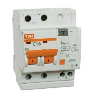 Automat  AD-12 16/30mA 2p TDM