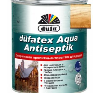 DUFATEXAQUA  lazura aqua decorativa pru lemn  transparent  2.5l