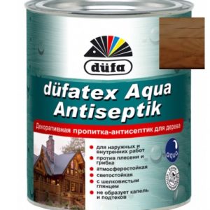 DUFATEXAQUA  lazura aqua decorativa pru lemn  nuc  2.5l