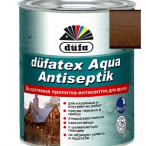 DUFATEXAQUA  lazura aqua decorativa pru lemn  polisander  0.75l