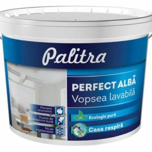 Vopsea acrilica PALITRA p/u pereti si tavane 1.3 kg