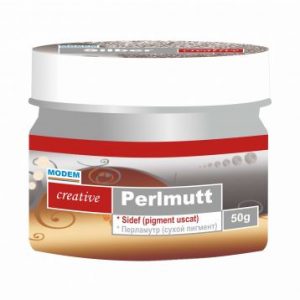 Mica naturala ,,creative Perimut" argint  50gr