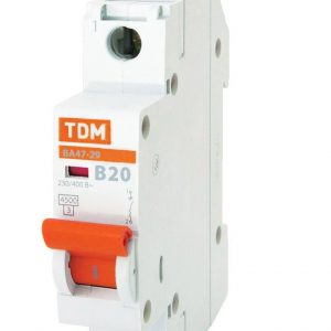 Automat BA47-29 1P 20A 4,5kA B  TDM  1037