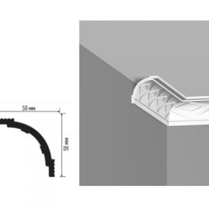 Plinta din polisteren Plintex U50/50 uzor R (84)