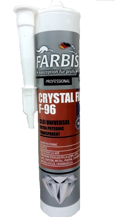 Adeziv Crystal  FIX - 96  transparent Farbis  280ml