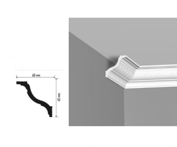 Plinta din polisteren Plintex W60/60  uzor I 52