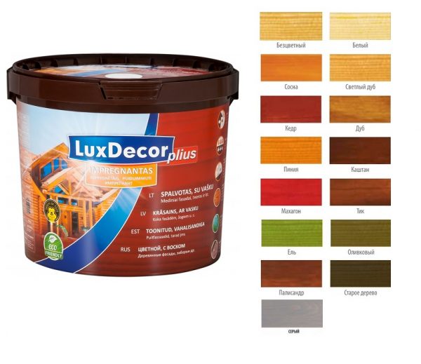 Impregnant pentru lemn LuxDecor  alb 1 l