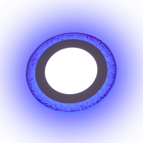 Spot Led rotund incorp DPL2 3+3W WHITE+BLUE  00741174