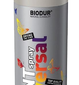 Vopsea  sprey  Biodur  9006  argintie  400 ml