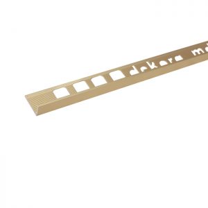 Profil alum de colt 10mm  L10   2.5mm  Polish Gold   10/100