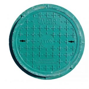 Capac canalizare plastic verde DN500-1t  7013560