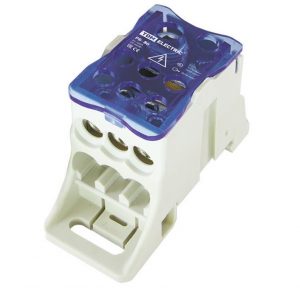 Bloc de distributie pentru sina RB-80 1P 80A TDM, SQ0823-0001