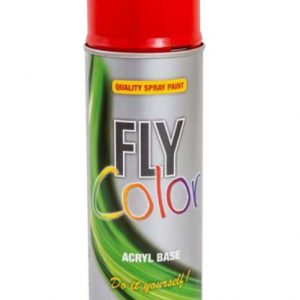 Vopsea spray Fly Color RAL 3000 rosu foc-400ml 400703